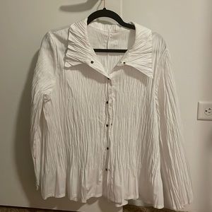 Babette Snap Button Crinkle Shirt!!!